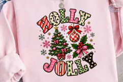 Holly Jolly Christmas PNG Sublimation De Product Image 3