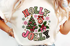 Holly Jolly Christmas PNG Sublimation De Product Image 6