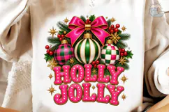 Holly Jolly Christmas PNG Sublimation De Product Image 3