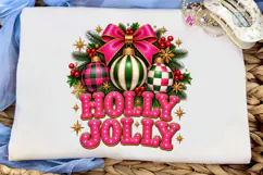 Holly Jolly Christmas PNG Sublimation De Product Image 5