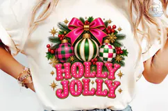 Holly Jolly Christmas PNG Sublimation De Product Image 6