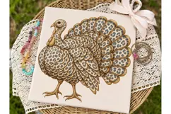 Ornate Peacock PNG Sublimation Design Product Image 2
