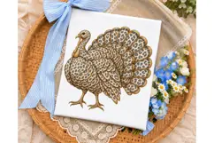 Ornate Peacock PNG Sublimation Design Product Image 3