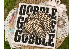 Gobble Gobble Turkey PNG Sublimation Des Product Image 3