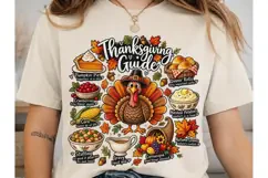 Thanksgiving Guide PNG Sublimation Desig Product Image 2