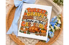 Turkey Gravy Beans Rolls PNG Sublimation Product Image 3