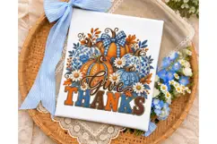 Give Thanks Pumpkin PNG Sublimation Shir Product Image 3