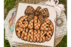 Give Thanks Pumpkin PNG Sublimation Desi Product Image 2