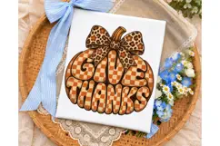 Give Thanks Pumpkin PNG Sublimation Desi Product Image 3