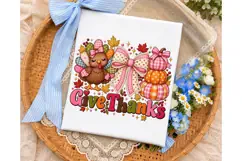 Give Thanks Turkey PNG Sublimation Desig Product Image 3