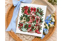 Cowboy Boots Christmas PNG Sublimation D Product Image 3