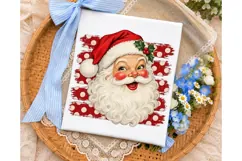 Retro Santa Claus PNG Sublimation Design Product Image 3