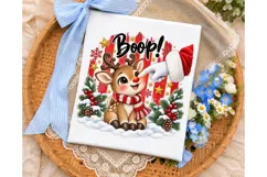 Boop Reindeer Christmas PNG Sublimation Product Image 3