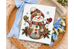 Cozy Christmas Snowman PNG Sublimation Product Image 3