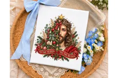 Jesus Christmas PNG Sublimation Shirt De Product Image 3