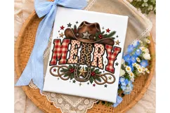 Merry Cowboy Hat PNG Sublimation Design Product Image 3