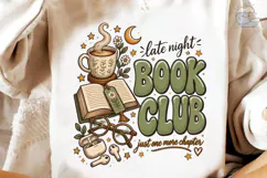 Late Night Book Club PNG Sublimation Shi Product Image 4