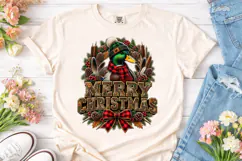 Merry Christmas Duck PNG Sublimation Des Product Image 2