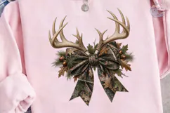 Deer Antlers Bow PNG Sublimation Design Product Image 1
