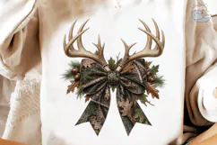 Deer Antlers Bow PNG Sublimation Design Product Image 3