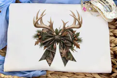 Deer Antlers Bow PNG Sublimation Design Product Image 5