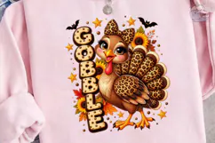 Gobble Turkey Fall PNG Sublimation Desig Product Image 3