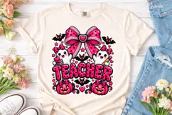 Teacher Halloween PNG Sublimation Design Product Image 2