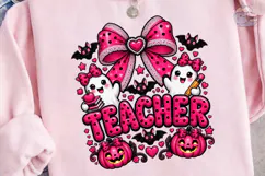 Teacher Halloween PNG Sublimation Design Product Image 3