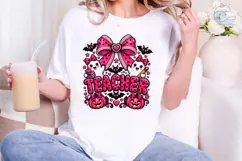 Teacher Halloween PNG Sublimation Design Product Image 5