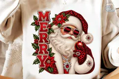 Cool Santa Merry Christmas PNG Sublimati Product Image 4