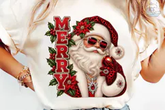 Cool Santa Merry Christmas PNG Sublimati Product Image 6