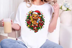 Cute Gingerbread Christmas PNG Sublimati Product Image 4