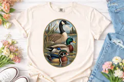 Wildlife Duck PNG Sublimation Design Product Image 2