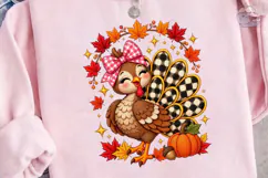 Autumn Turkey PNG Sublimation Design Product Image 3