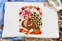 Autumn Turkey PNG Sublimation Design Product Image 5