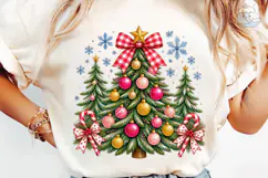 Christmas Tree Ornaments PNG Sublimation Product Image 6