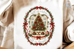 All is Calm Christmas PNG Sublimation De Product Image 1