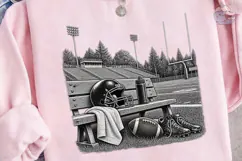 Football Stadium Bench PNG Sublimation D Product Image 1