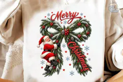 Merry Christmas Santa PNG Sublimation De Product Image 4