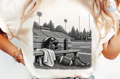 Football Stadium Bench PNG Sublimation D Product Image 6