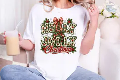 Holly Jolly Christmas PNG Sublimation De Product Image 4