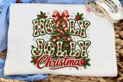 Holly Jolly Christmas PNG Sublimation De Product Image 5