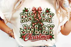 Holly Jolly Christmas PNG Sublimation De Product Image 6