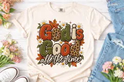 Good Vibes All The Time Fall PNG Shirt Product Image 2