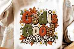 Good Vibes All The Time Fall PNG Shirt Product Image 3