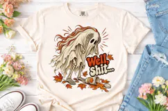 Spooky Ghost Fall PNG Sublimation Design Product Image 2