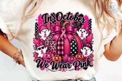 In October We Wear Pink PNG Sublimation Product Image 6