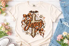 Jesus Cross Bow PNG Sublimation Design Product Image 2