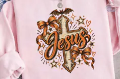 Jesus Cross Bow PNG Sublimation Design Product Image 3