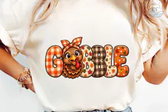 Gobble Fall Turkey PNG Sublimation Desig Product Image 6